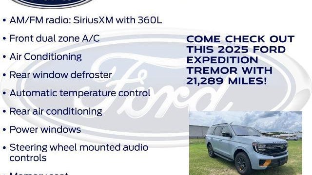 2025 Ford Expedition Tremor