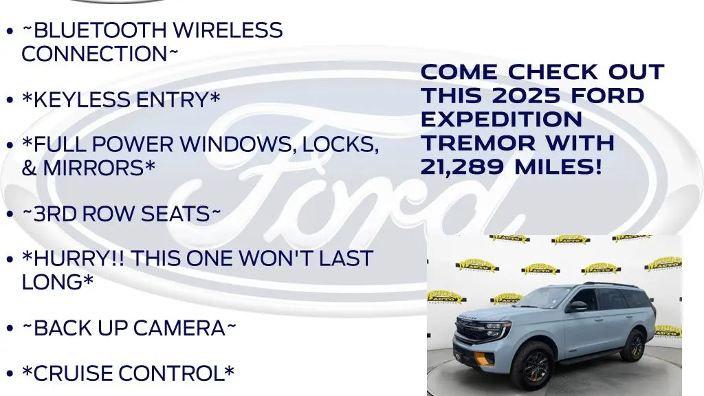 2025 Ford Expedition Tremor