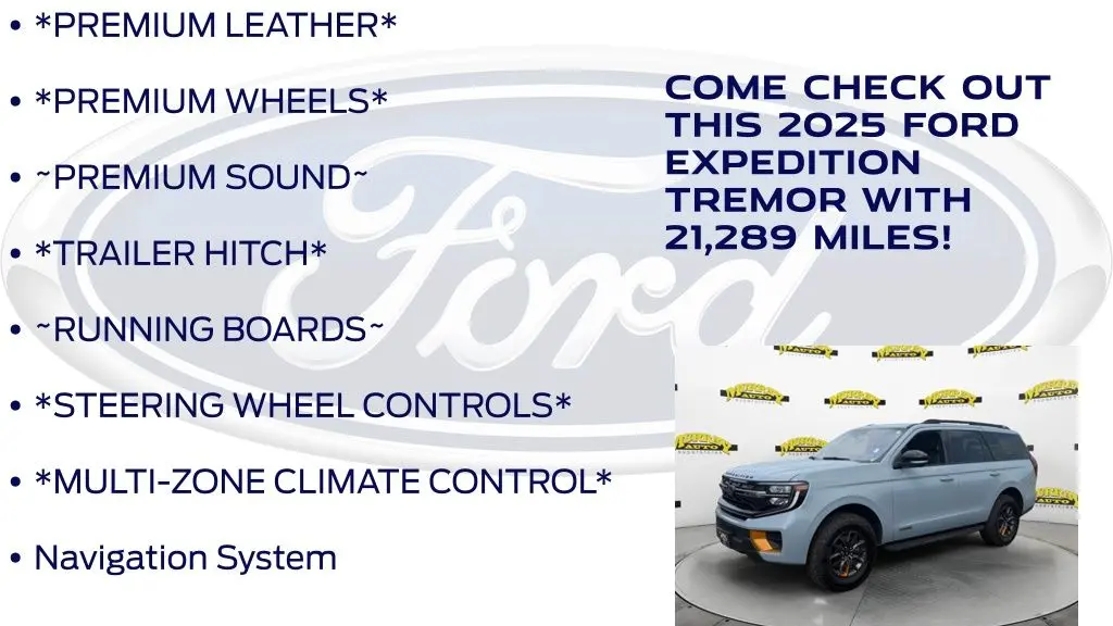2025 Ford Expedition Tremor