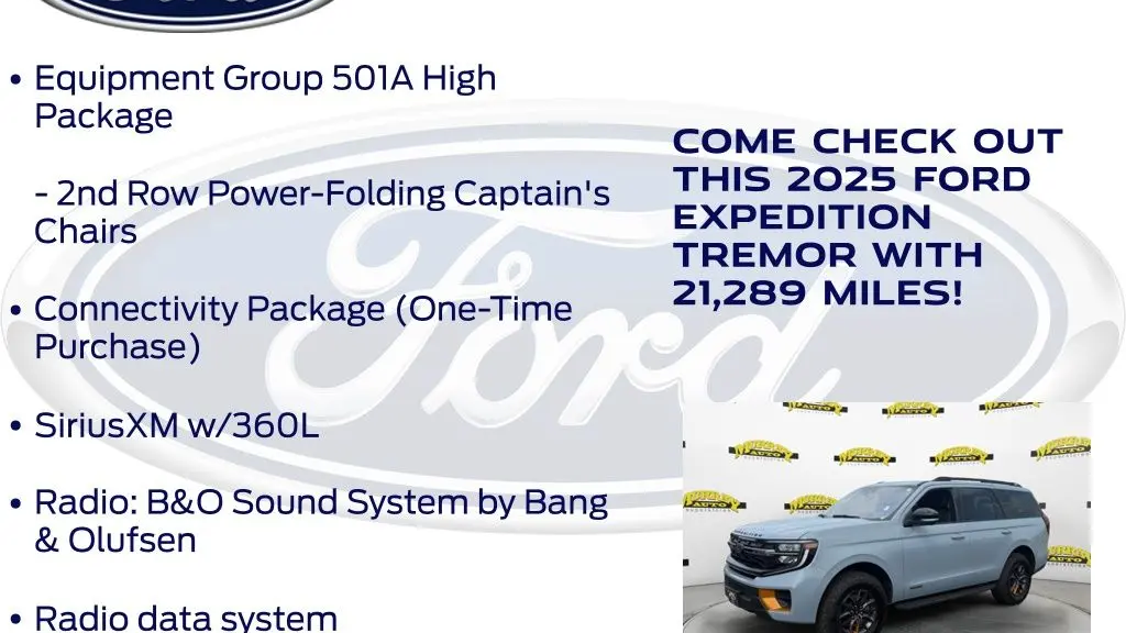 2025 Ford Expedition Tremor