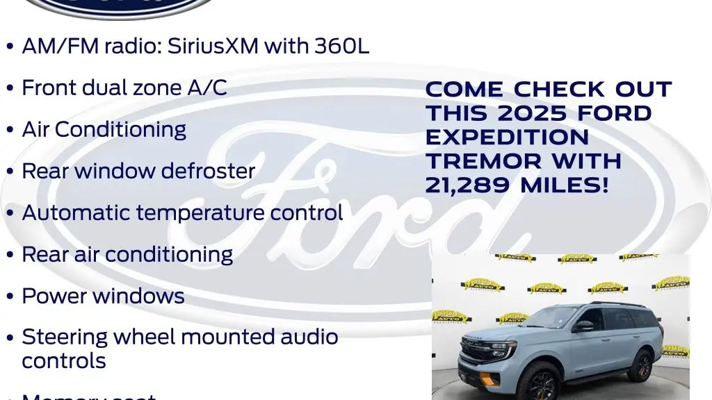 2025 Ford Expedition Tremor