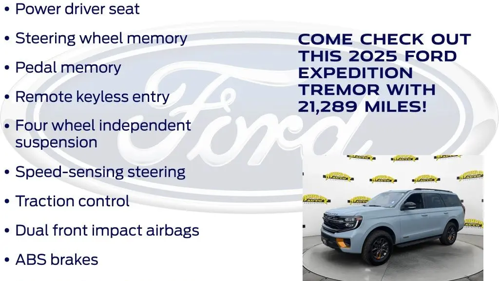 2025 Ford Expedition Tremor