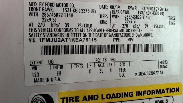 2019 Ford Expedition Limited