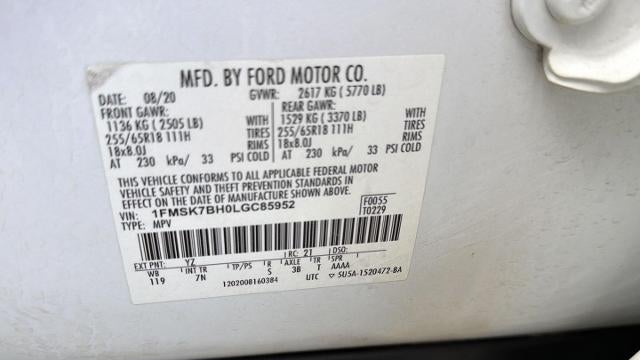 2020 Ford Explorer Base