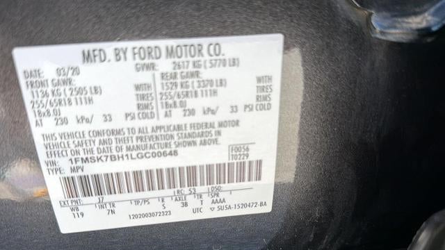 2020 Ford Explorer Base