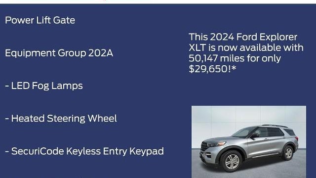 2024 Ford Explorer XLT