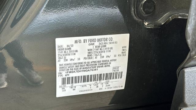 2022 Ford Explorer XLT