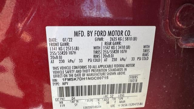 2022 Ford Explorer XLT