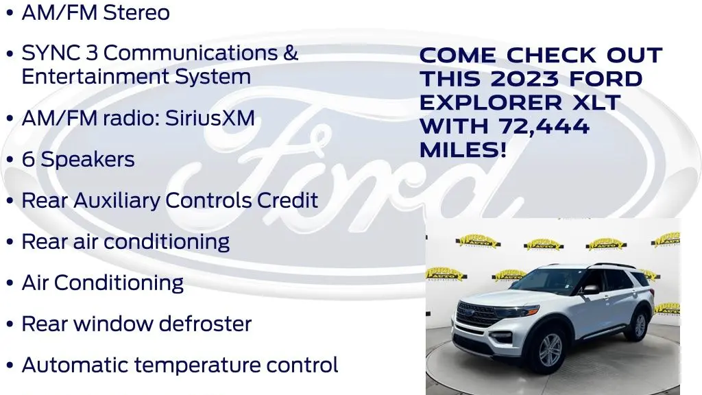 2023 Ford Explorer XLT