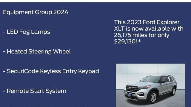 2023 Ford Explorer XLT