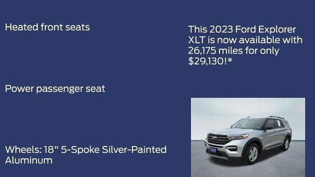 2023 Ford Explorer XLT