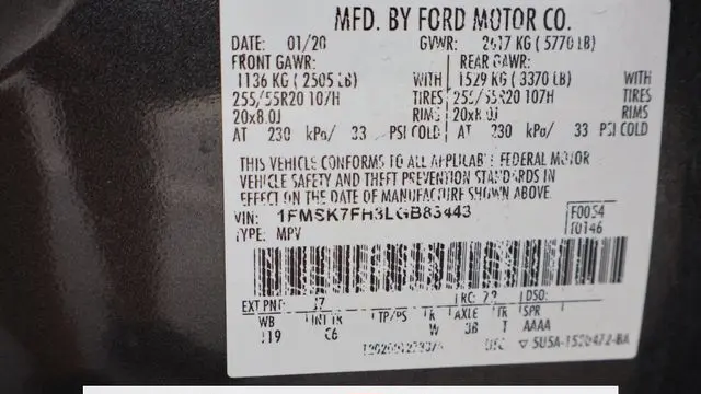 2020 Ford Explorer Limited