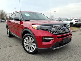 2020 Ford Explorer with Rapid Red Metallic Tinted Clearcoat Exterior