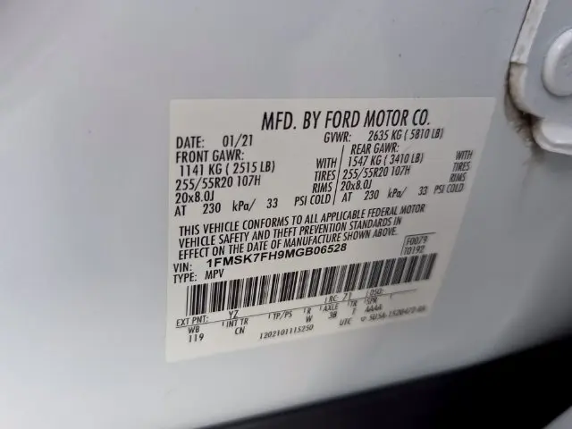 2021 Ford Explorer - $19,959