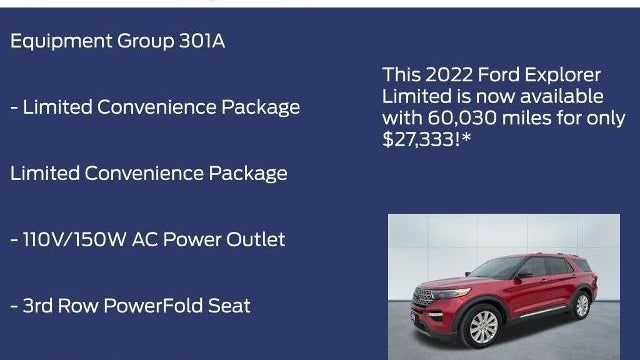 2022 Ford Explorer Limited