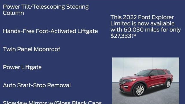 2022 Ford Explorer Limited