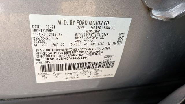 2022 Ford Explorer ST-Line