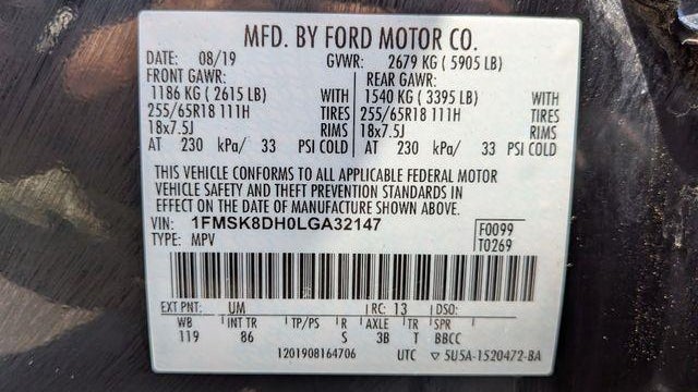 2020 Ford Explorer XLT