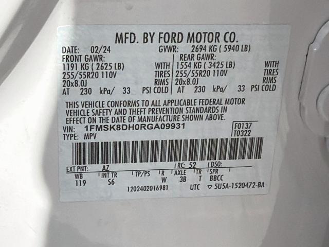 2024 Ford Explorer - $36,723