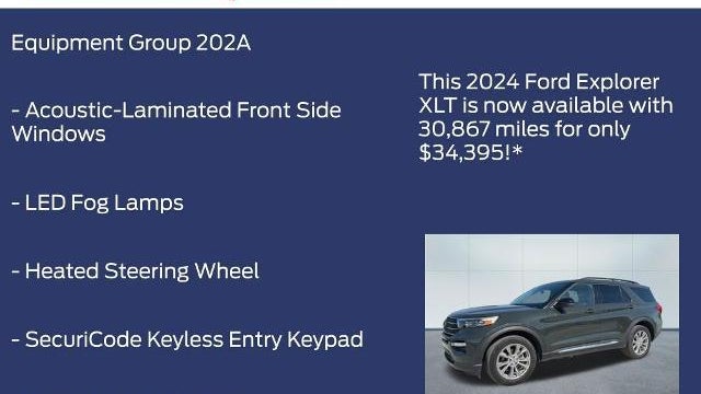 2024 Ford Explorer XLT