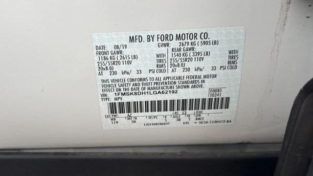 2020 Ford Explorer XLT