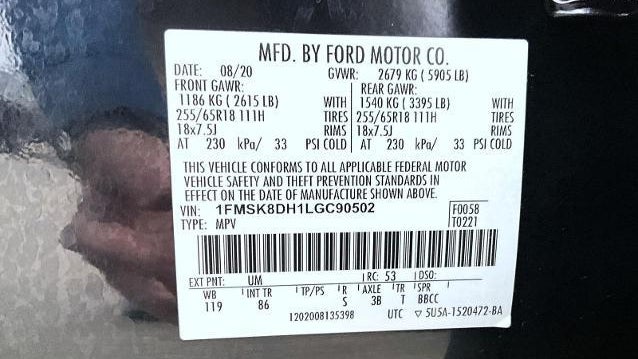 2020 Ford Explorer XLT