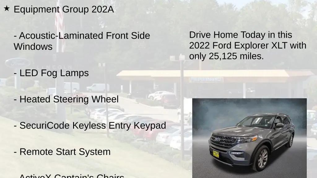 2022 Ford Explorer XLT
