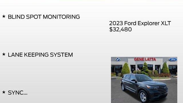 2023 Ford Explorer XLT