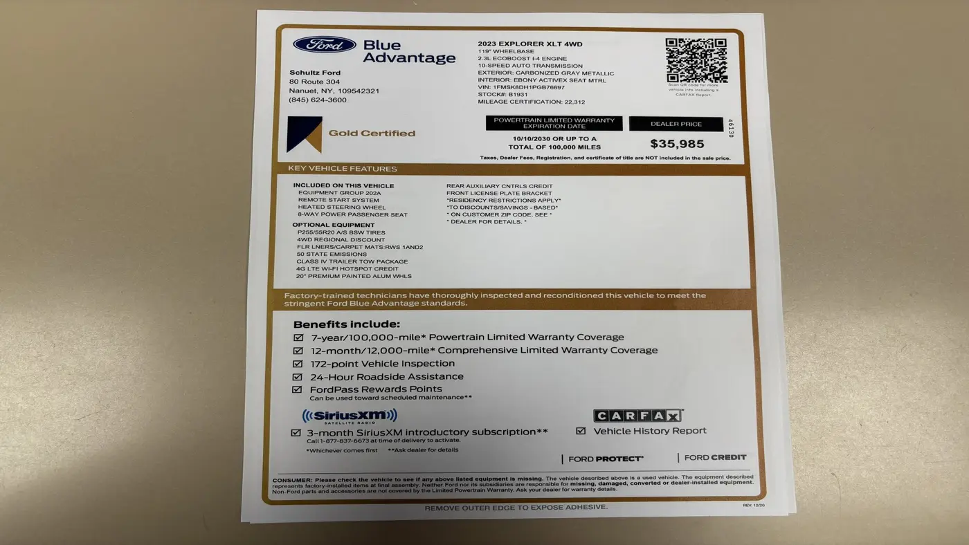 2023 Ford Explorer XLT