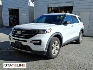 2020 Ford Explorer with Oxford White Exterior