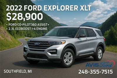 2022 Ford Explorer AWD XLT 4DR SUV