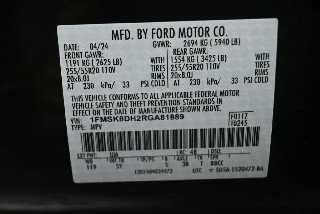 2024 Ford Explorer - $36,168