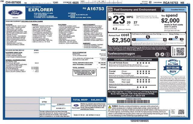 2024 Ford Explorer - $36,175