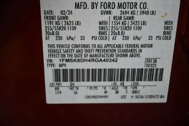 2024 Ford Explorer - $32,698