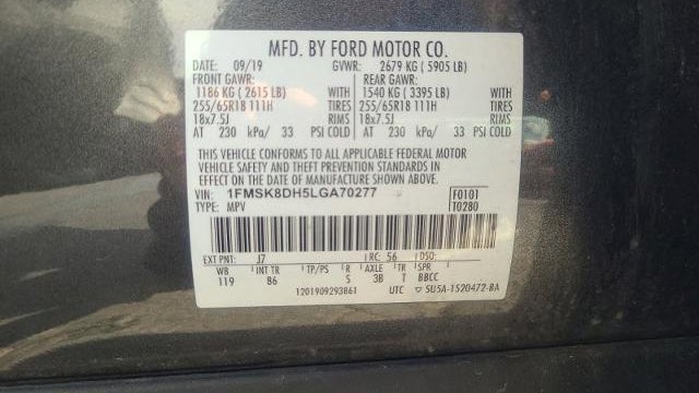 2020 Ford Explorer XLT