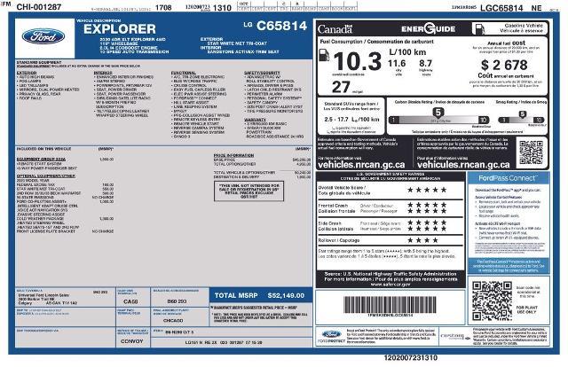 2020 Ford Explorer - $19,797