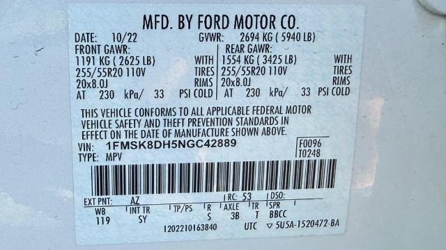 2022 Ford Explorer XLT
