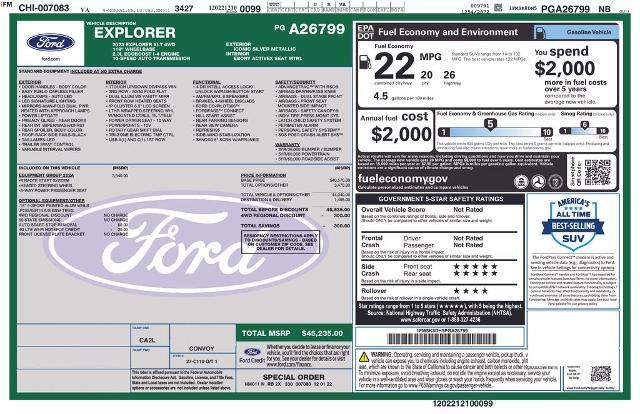 2023 Ford Explorer - $30,797