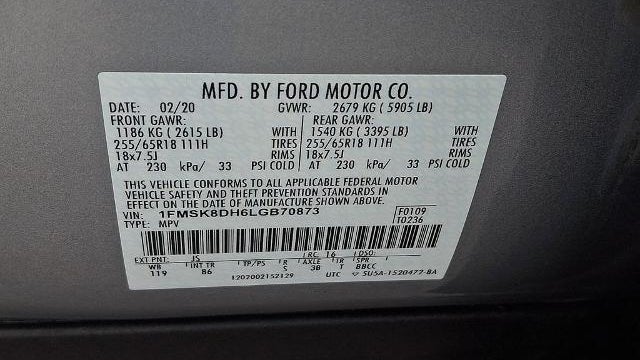 2020 Ford Explorer XLT