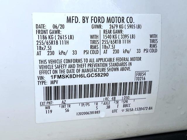 2020 Ford Explorer - $21,991