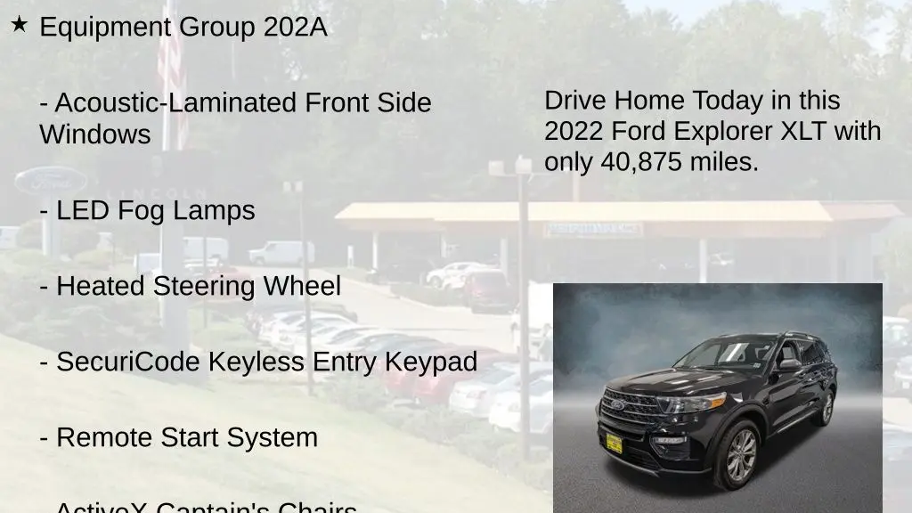 2022 Ford Explorer XLT