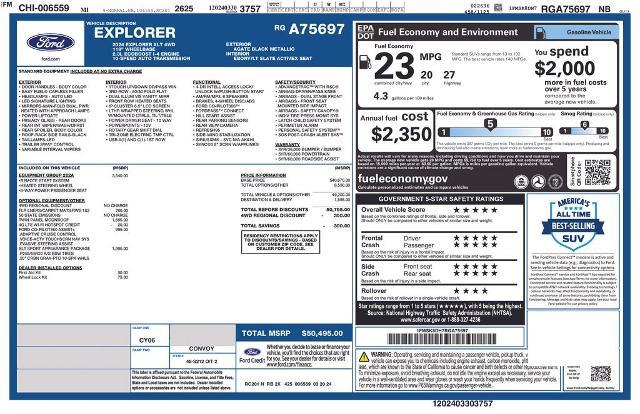 2024 Ford Explorer - $30,863