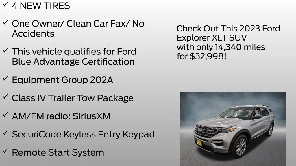 2023 Ford Explorer XLT