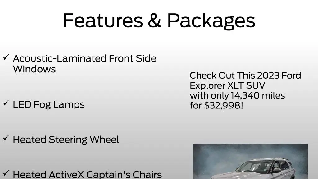 2023 Ford Explorer XLT