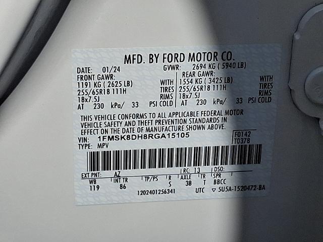 2024 Ford Explorer - $28,849