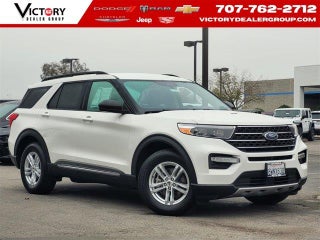2021 Ford Explorer with White Exterior