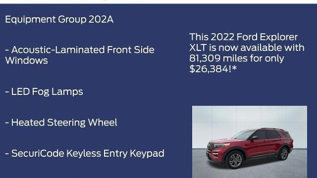 2022 Ford Explorer XLT