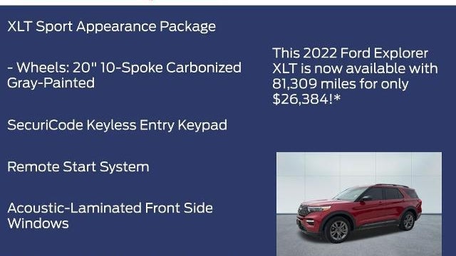2022 Ford Explorer XLT
