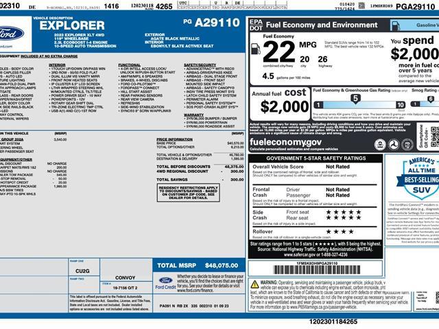 2023 Ford Explorer - $29,170