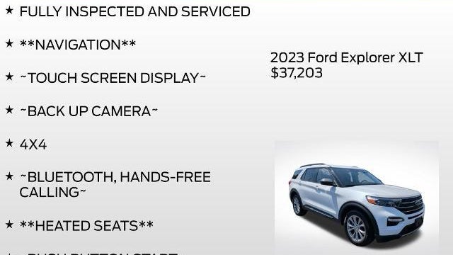 2023 Ford Explorer XLT